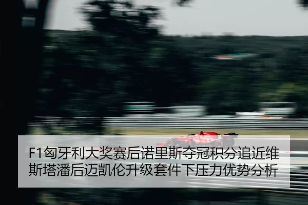 F1匈牙利大奖赛后诺里斯夺冠积分追近维斯塔潘后迈凯伦升级套件下压力优势分析